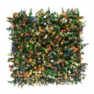 Επένδυση τοίχου-κάθετοι κήποι Πυξάρι δάσους πολύχρωμο - 50Χ50εκ κουμπωτά μέρη