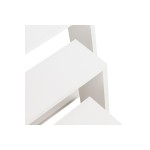 Square set ράφια ξύλινα πάχους 10mm λευκό με κρυφή στήριξη